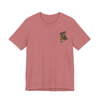 Country Charm Tee – “A Little Bit City, A Little Bit Farm” Graphic T-Shirt